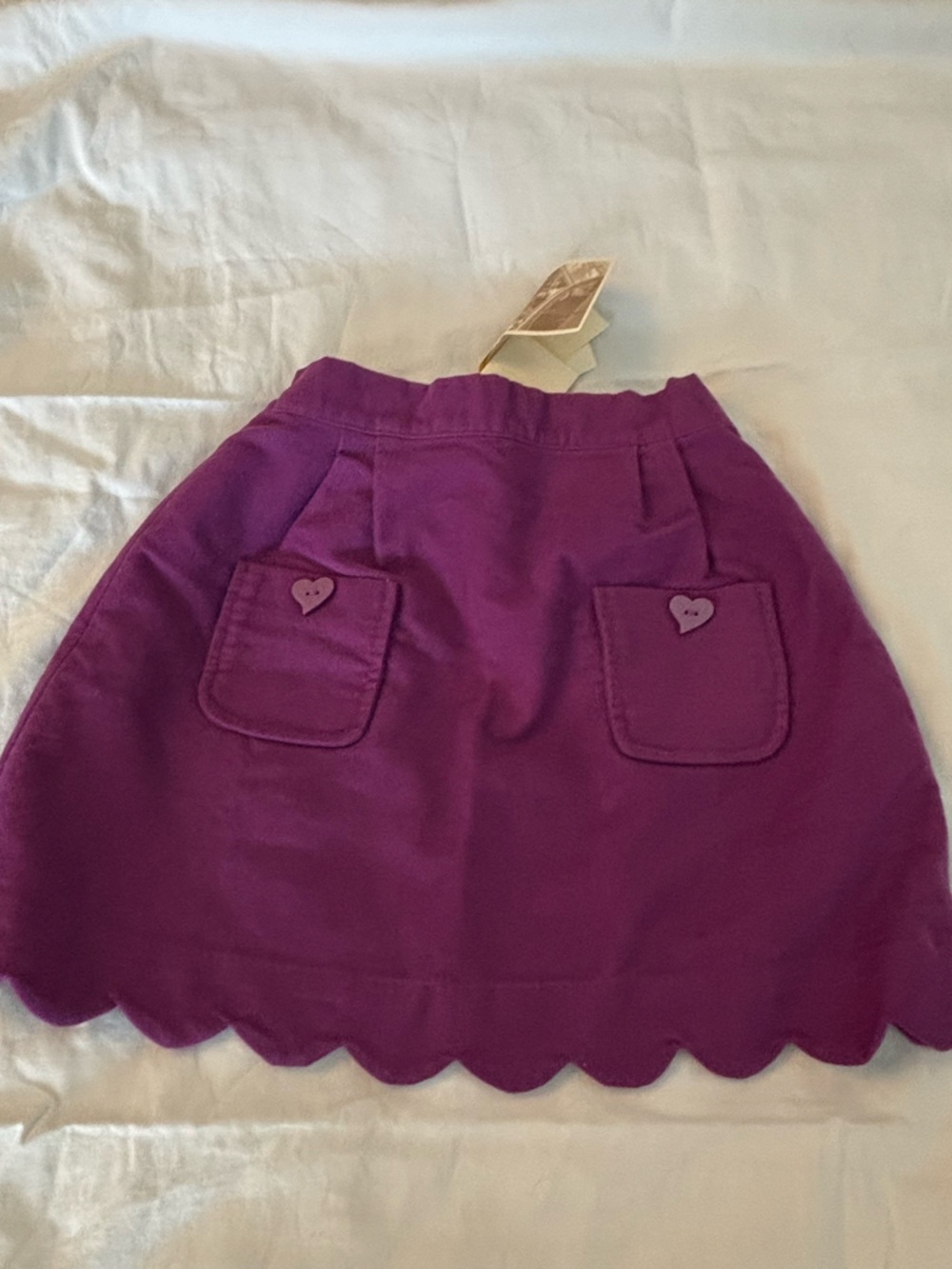 Rachel Riley Purple Girls Skirt, size 5. New with Tags.